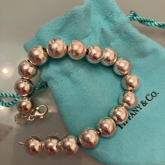 Tiffany & Co. sterling silver beaded bracelet